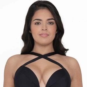 Curvy Kate Womens SuperPlunge Padded Plunge Multiway Bra Black UK 30GG / US 30J